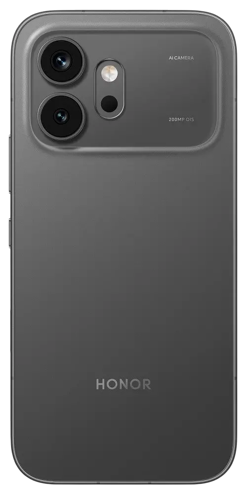 Honor 600 Black Back Side Image