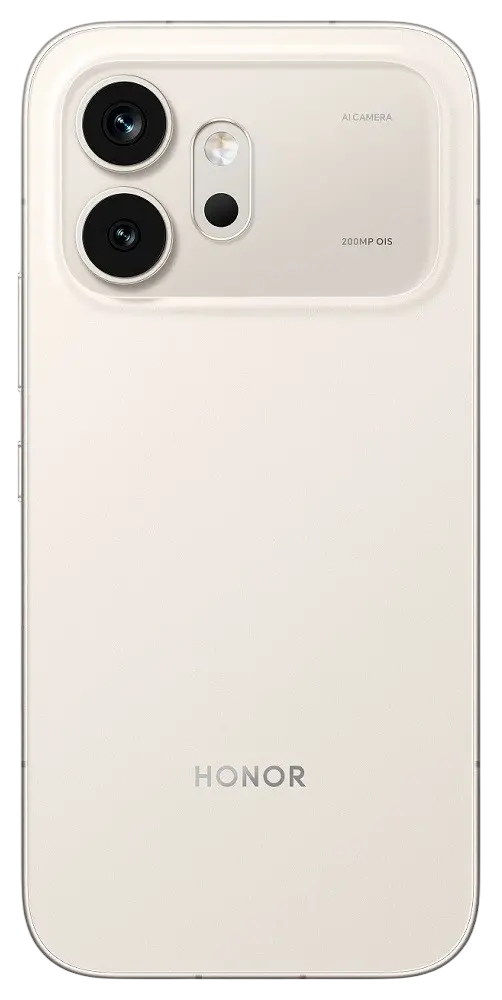 Honor 600 Golden White Back Side Image