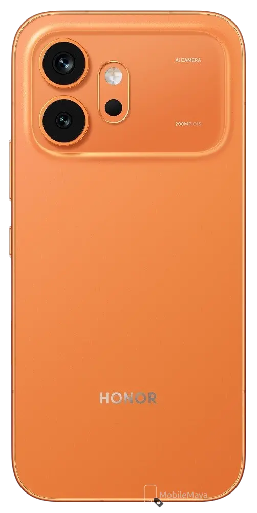 Honor 600 Orange Back Side Image