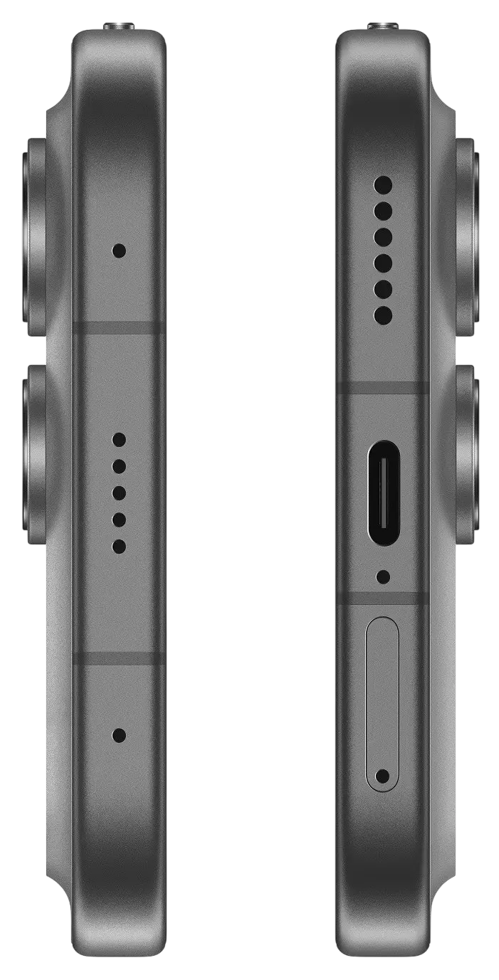 Honor 600 Pro Black Charging Port Image