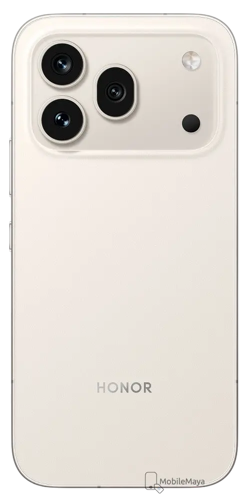 Honor 600 Pro Golden White Back Side Image