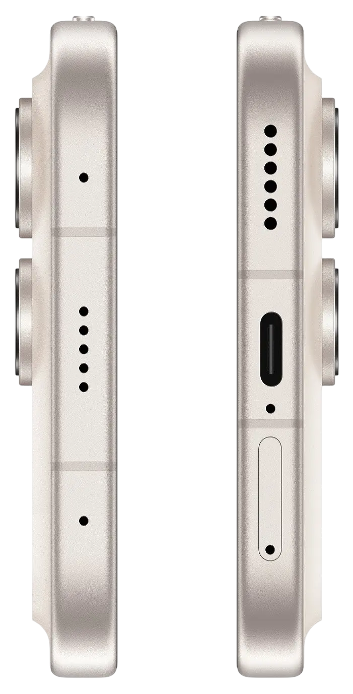 Honor 600 Pro Golden White Charging Port Image