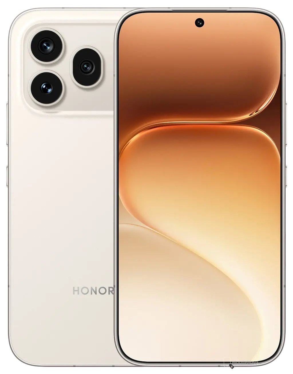 Honor 600 Pro Golden White Official Image