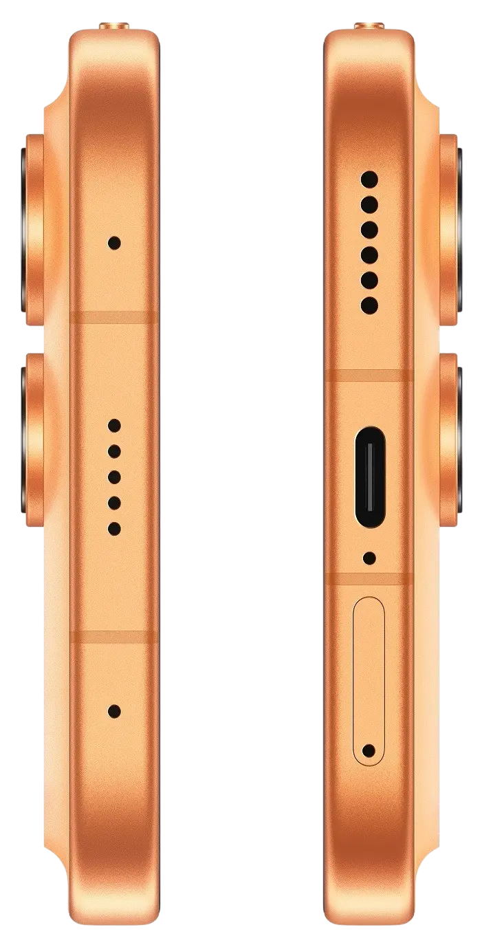 Honor 600 Pro Orange Charging Port Image