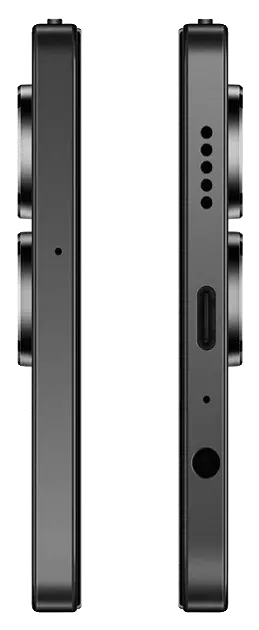Honor X5c 4G Midnight Black Charging Port Side.