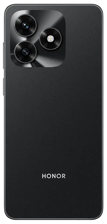 Honor X5c Plus 4G Midnight Black Back Side Image.