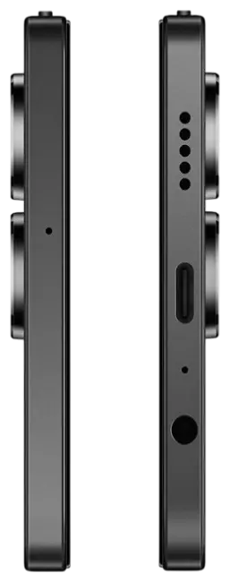 Honor X5c Plus 4G Midnight Black Charging Port Image.