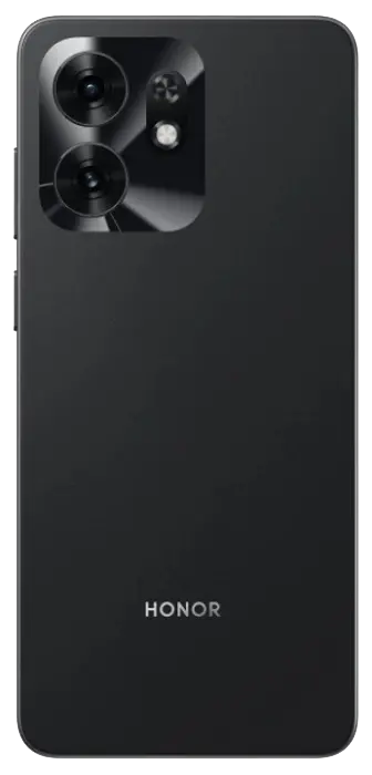 Honor X6d 5G Midnight Black Back Side Image.