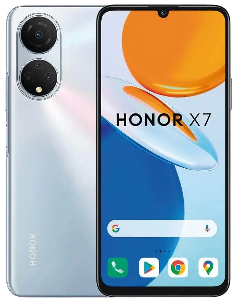 Honor X7 Titanium Silver Official