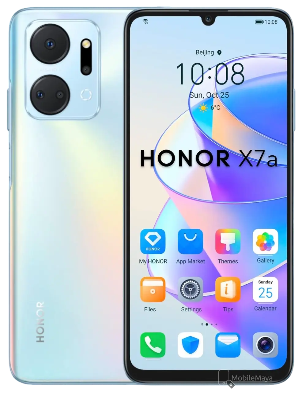 Honor X7a Titanium Silver Official