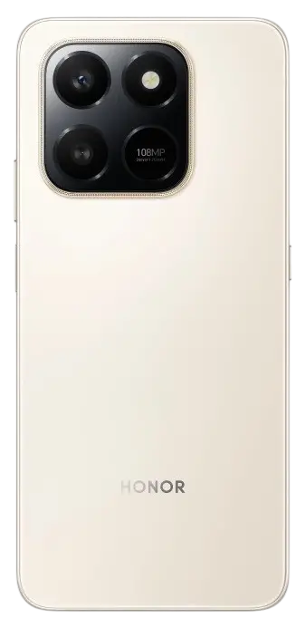 Honor X7d 4G Desert Gold Back Image.