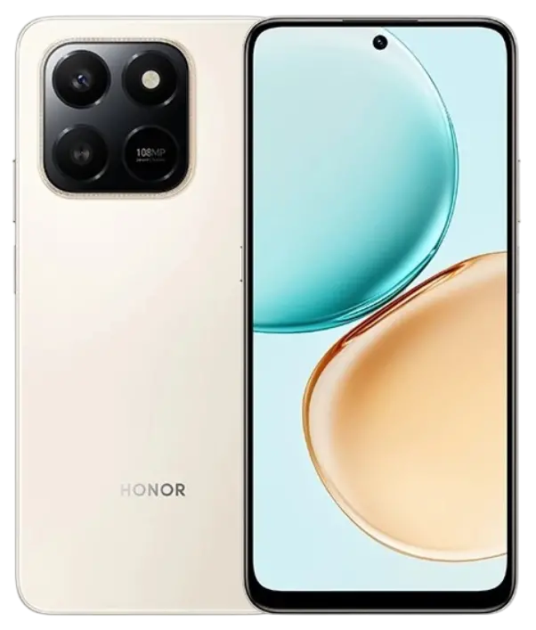 Honor X7d 4G Desert Gold Official color.