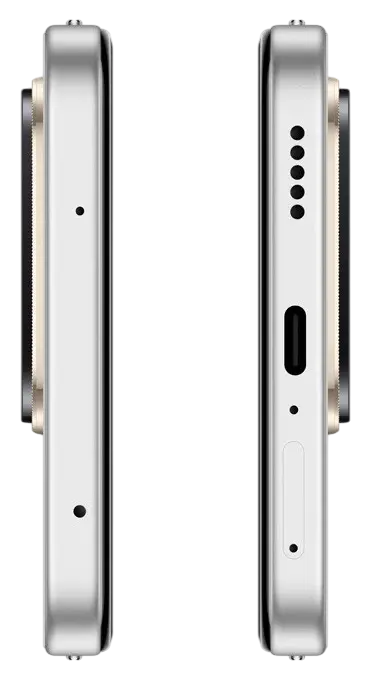 Honor X7d 4G Meteor Silver Charging Port Image.