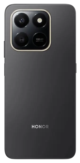 Honor X7d 4G Velvet Black Back Image.