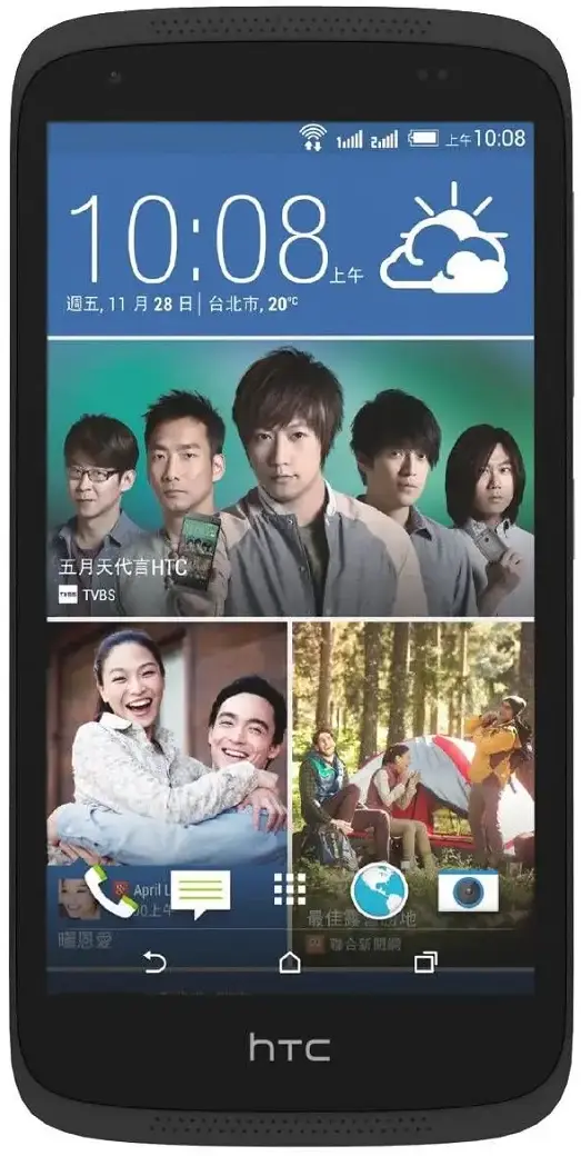 htc desire 526g plus dual sim front side image