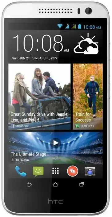 htc desire 616 dual sim front side image