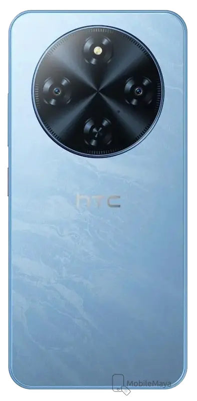 HTC Wildfire E5 Elite 4G Light Blue Back Side Image