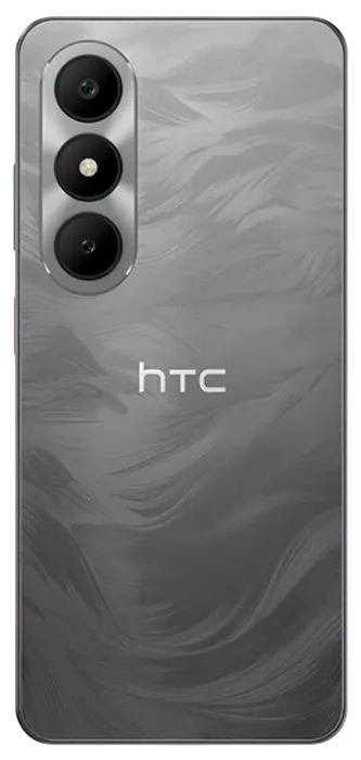 HTC Wildfire E7 Life Grey Back Side Image.
