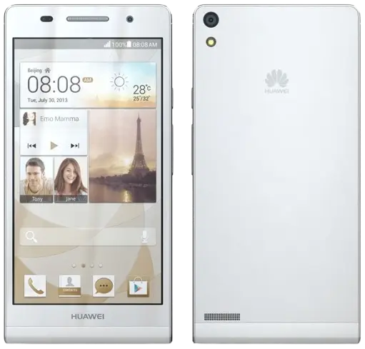 Huawei Ascend P6 White Image.