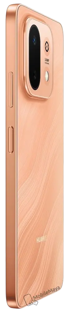 Huawei Enjoy 90m Plus Coral Orange Back Side Image