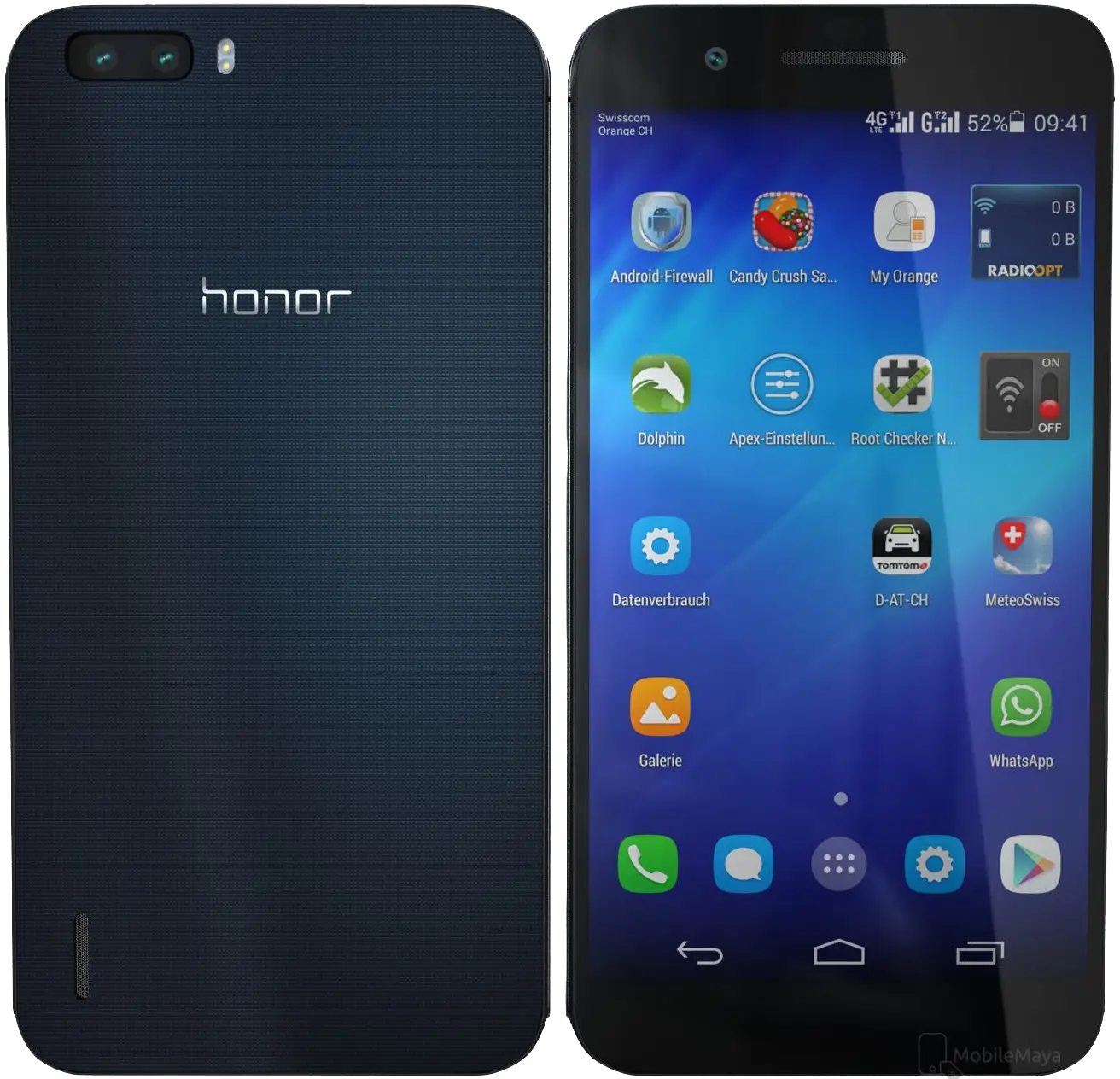 Huawei Honor 6 Plus Black Image.