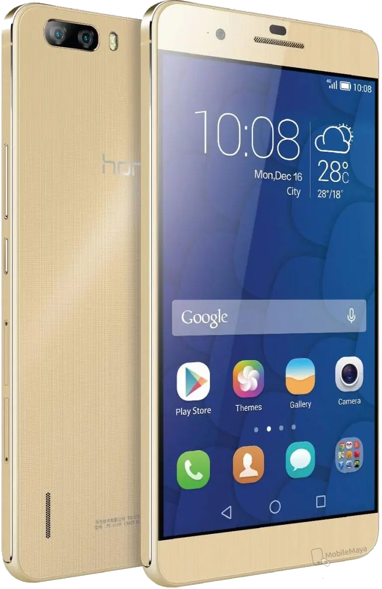 Huawei Honor 6 Plus Gold Image.
