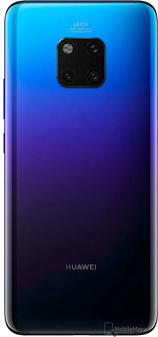 Huawei Mate 20 Pro Back Side Image.