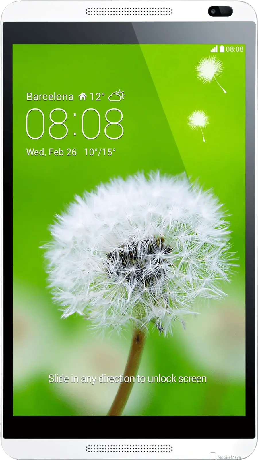 Huawei MediaPad M1 Full Display Side Image.