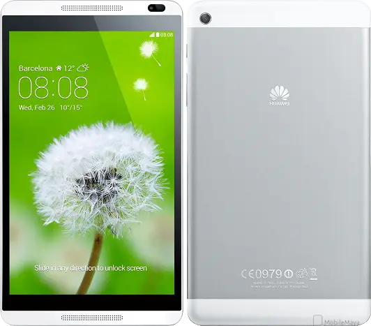 Huawei MediaPad M1 White Official Image.