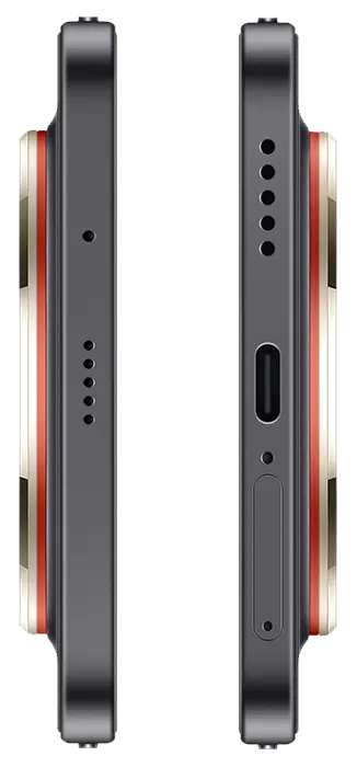 Huawei nova 15 Max Golden Black Updown Side Image