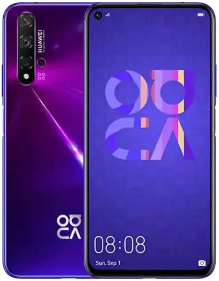 Huawei nova 5T Mid Summer Purple Image.