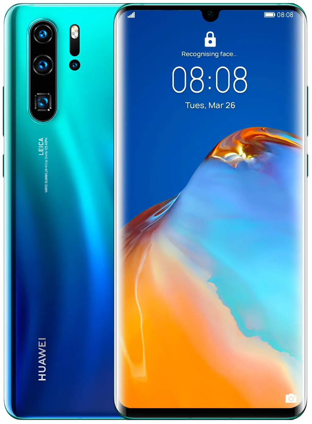 Huawei P30 Pro Aurora Image.