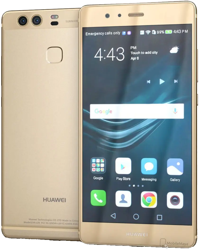 Huawei P9 Prestige Gold Image.