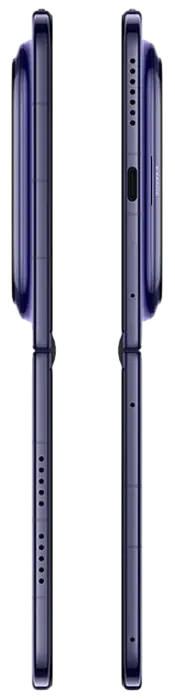 Huawei Pura X Max Blue Updown Side Image