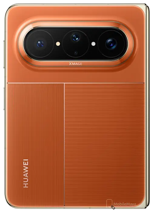 Huawei Pura X Max Orange Back Side Image