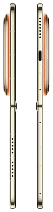 Huawei Pura X Max Orange Updown Side Image