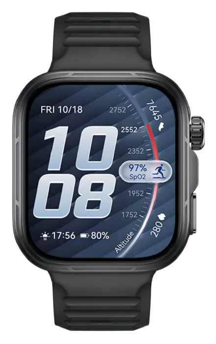 Huawei Watch Fit 5 Pro Black Full Display Image