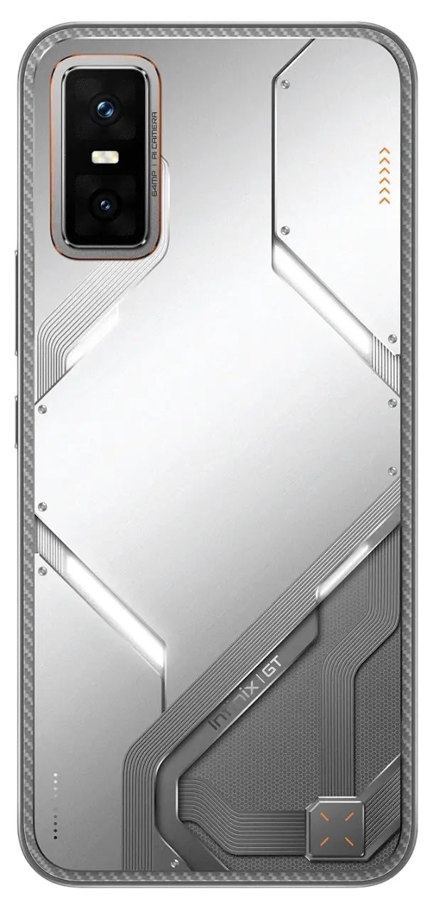 Infinix GT 30 5G Blade White Back Image.