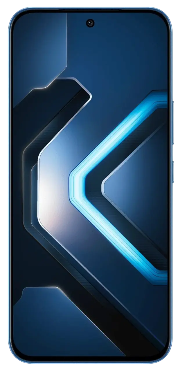 Infinix GT 30 5G Cyber Blue Front Image.