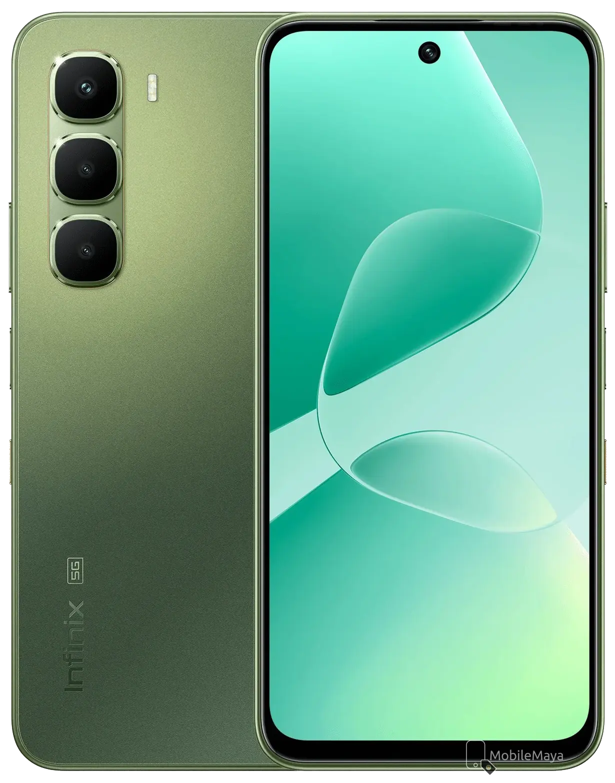 Infinix Hot 60 5G Tundra Green Official.