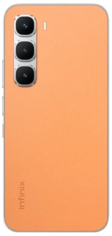 Infinix Hot 60 Pro 4G Orange Rose Valley Back Image.