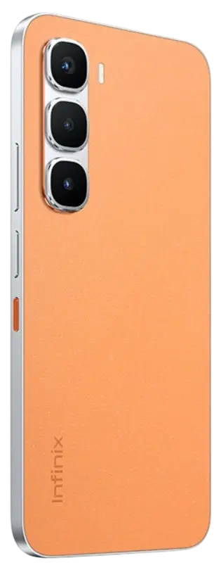 Infinix Hot 60 Pro 4G Orange Rose Valley Right Side Image.