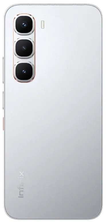Infinix Hot 60 Pro 4G Titanium Silver Back Image.