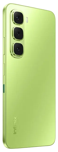 Infinix Hot 60i 4G Green Power Button Image.
