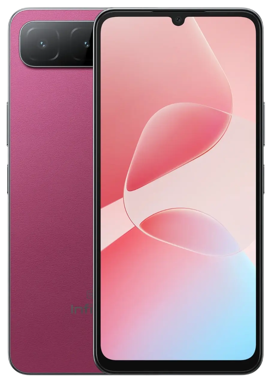 Infinix Hot 60i 5G Plum Red Official.