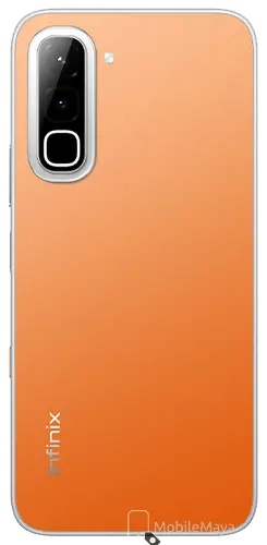 Infinix Hot 70 Thermo Orange Back Image