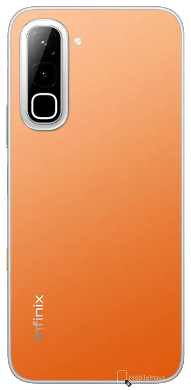 Infinix Hot 70 Thermo Orange Back Side Image