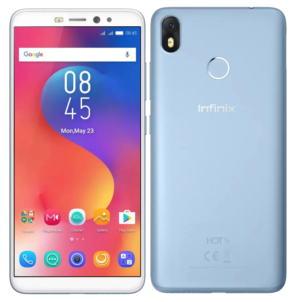 Infinix Hot S3 Topaz Blue color