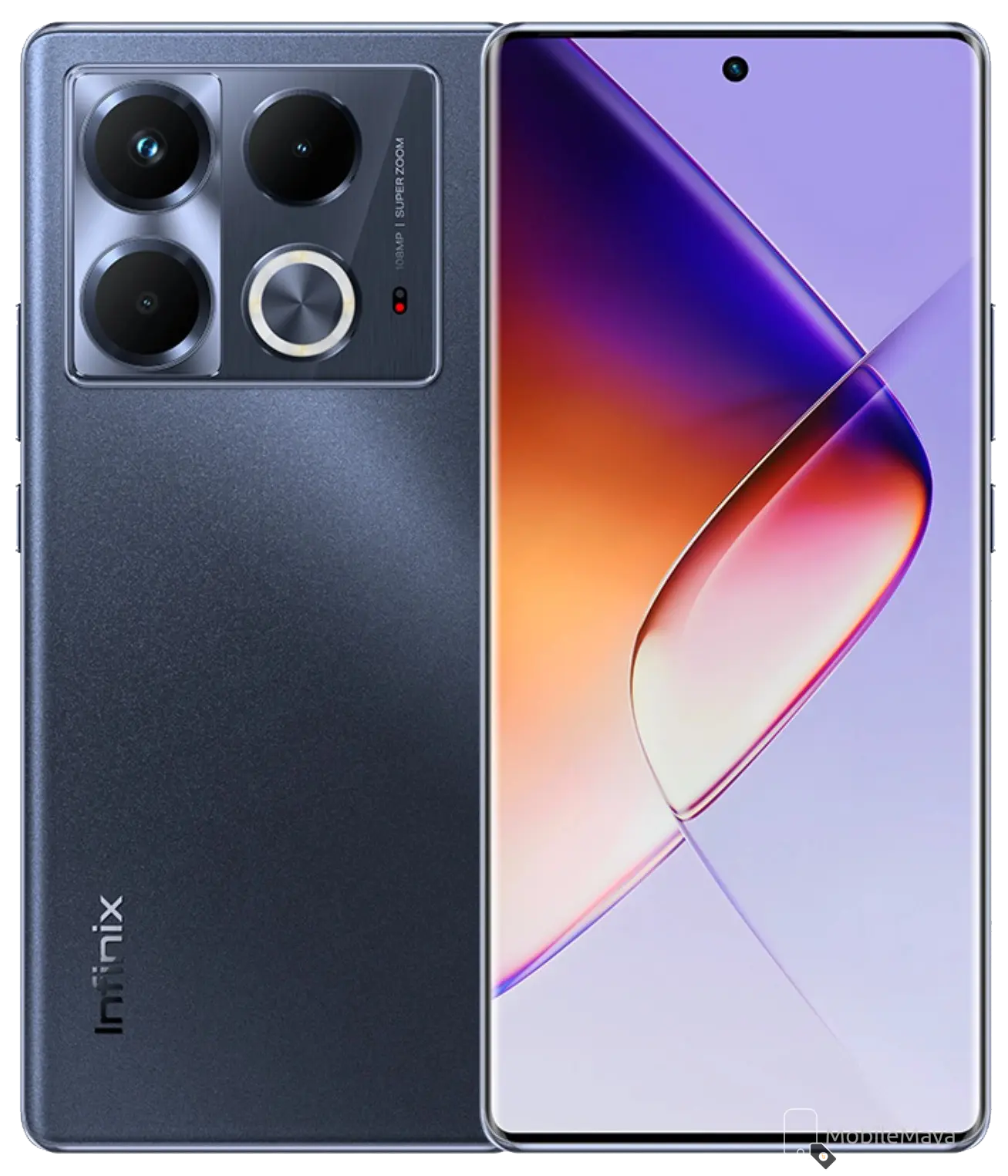Infinix Note 40S Obsidian Black Image.