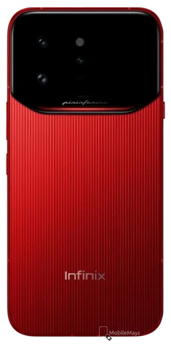 Infinix Note 60 Ultra Monza Red Back Side Image